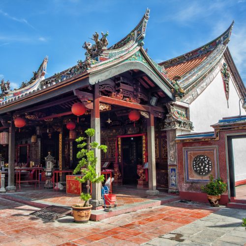 Chinese temple Cheng Hoon Teng is the olders functioning temple in Malaysia. Melaka, Malaysia, 2012